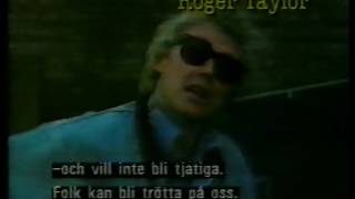 THE CROSS "LOVE ON A TIGHTROPE (live) + interview Roger Taylor 1987 (SWEDISH TELEVISION)