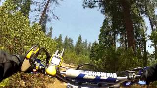 WR 250 Abandoned Single track. Kern River.