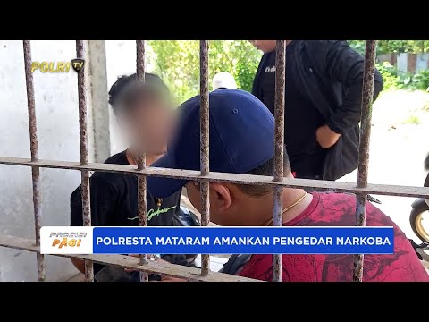 POLRESTA MATARAM POLDA NTB AMANKAN PENGEDAR NARKOBA