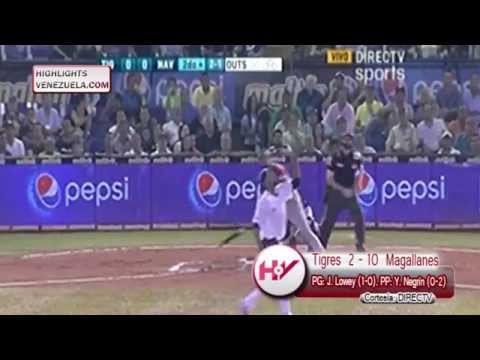 Highlights Jornada 13/01 LVBP. Tigres de Aragua vs Navegantes del Magallanes