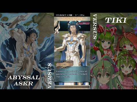 Fire Emblem Heroes Tiki Vs Abyssal Askr Mythic Hero Battle