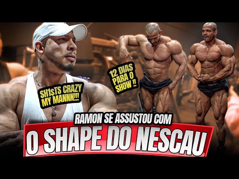 RAMON SE ASSUSTOU COM O SHAPE DO NESCAU !!!