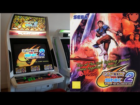 Capcom vs. SNK 2  (Arcade) - Gameplay HD with Iori / Sagat / Akuma - Flycast Emulator