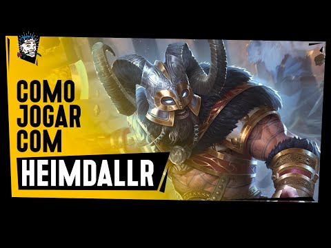 COMO JOGAR COM O NOVO GOD HEIMDALLR - BASE DOS BONECOS DE A - Z - SMITE - PT-BR 2019 - PS4/PC