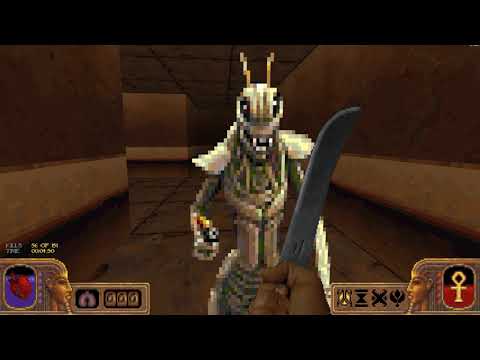 Powerslave / Exhumed PC (BuildGDX) - 17 Saqqara - No Commentary 4K