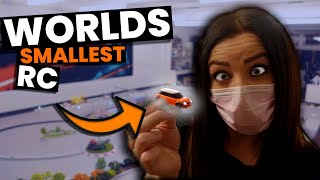 WORLDS Smallest RC Car at EPIC Track (1/76 Scale Turbo mini Racing Car)
