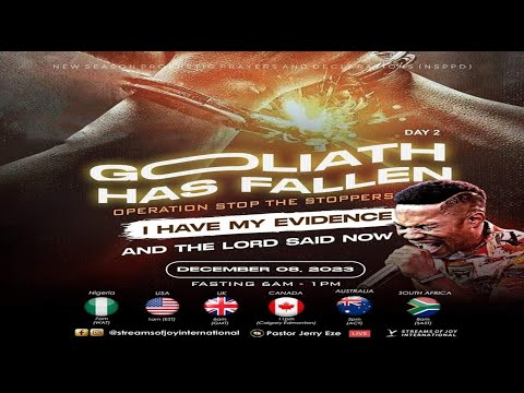 GOLIATH HAS FALLEN - OPERATION STOP THE STOPPERS [I HAVE MY EVIDENCE] 2 | NSPPD | 8TH DECEMBER 2023