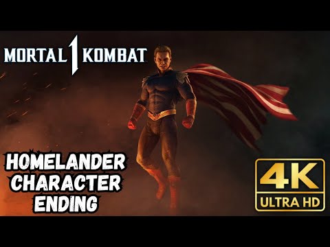 Homelander Character Ending But With Sorcerer Beatdown | Mortal Kombat 1 - 4K Clips (Homelander DLC)