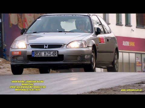 Jakub Kosiba/Sebastian Kosiba -Honda Civic- SPRINT XIII DĘBICKA MOTOORKIESTRA WOŚP Dębica 25-01-2026