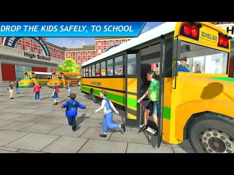 Schools Bus Driver Simulator 2018 | Bus Transporter Game New School Bus Unlocked | Android Gameplay