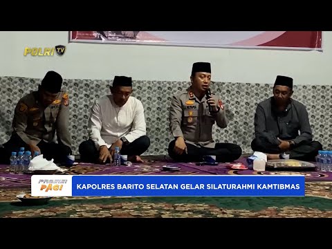 KAPOLRES BARITO SELATAN POLDA KALIMANTAN TENGAH GELAR SILATURAHMI KAMTIBMAS