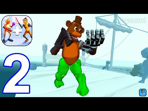 Merge Ragdoll Fighting - Gameplay Walkthrough Part 2 Levels 16-28 All Skins & Weapons (iOS,Android) - YouTube