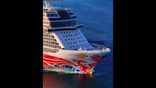 Explosion of Color: This is What the NCL Joy Looks Like from the Air as It Leaves Miami
