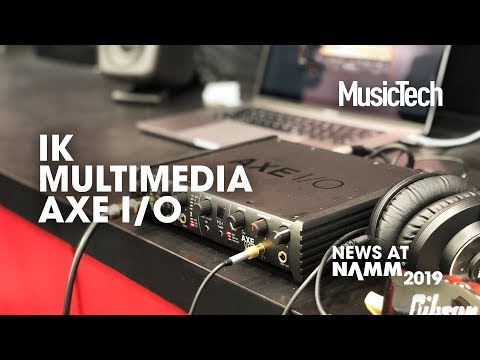 Guitarists' audio interface solution: IK Axe I/O #NAMM2019