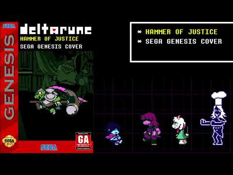 Hammer of Justice - Sega Genesis Cover