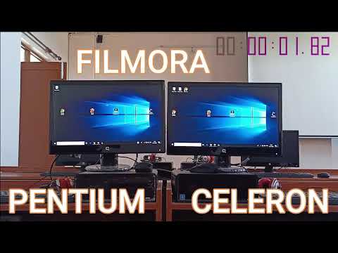 Intel celeron vs Pentium Gold speed  test