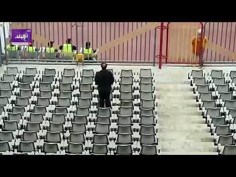 انفعالات وغضب سيد عبد الحفيظ بعد طرده فى مباراة الأهلي والمصري