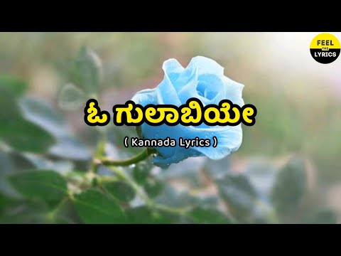 O Gulabiye Song Lyrics In Kannada|Dr.Rajkumar|Om|Hamsalekha|Shivaraj Kumar @FeelTheLyrics