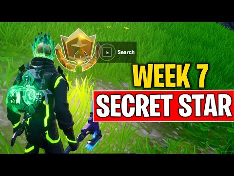 SECRET BATTLE STAR WEEK 7 SEASON 10 LOCATION (FORTNITE SEASON X) WEEK 7 SECRET BATTLE STAR FOUND