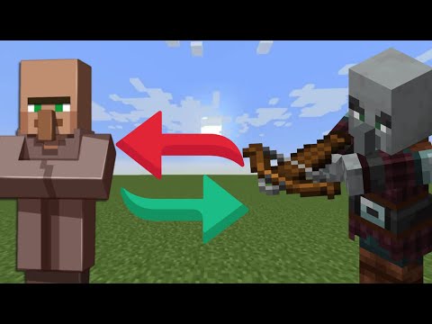 Villagers and illagers SWITCH PLACES?!