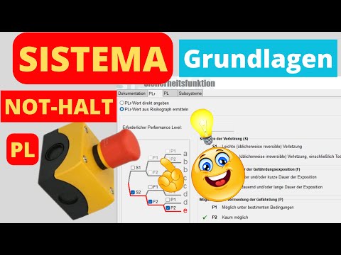 SISTEMA Tutorial. Validating an emergency stop with SISTEMA.