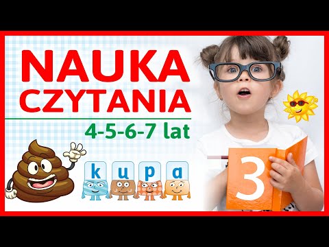 Nauka Czytania - Składanie Literek Pierwszych Słów i Alfabet dla Dzieci po Polsku cz.3