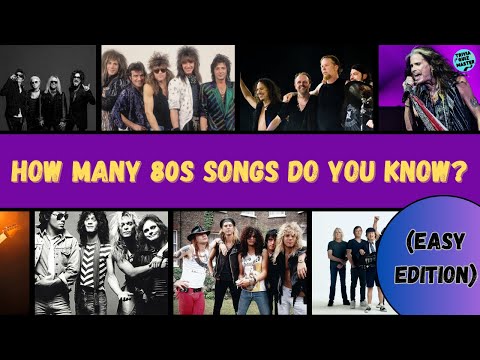Back to the 80s: Can You Guess These ICONIC HITS? 🎸🎤 EASY EDITION | Trivia/Quiz/Challenge