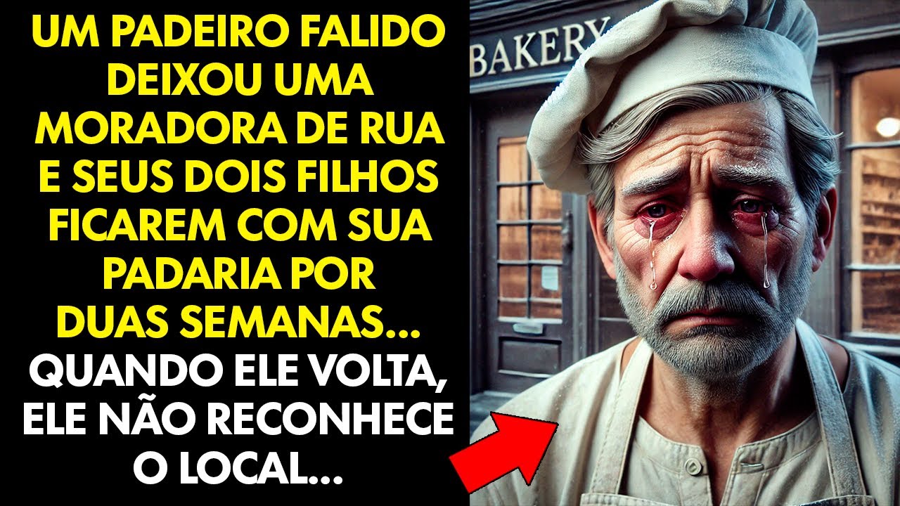 UM PADEIRA FALIDO DEU PADARIA PARA MORADORA DE RUA, QUANDO ELE VOLTOU NÃO RECONHECEU A PADARIA...