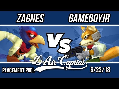 D-Air Capital 6 - Zagnes (Falco) Vs. Gameboyjr (Fox) - Placement Pools