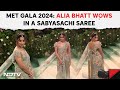 Alia Bhatt Met Gala Look The Internet Smitten By Alia S Saree Eat Up Goras At Their Event