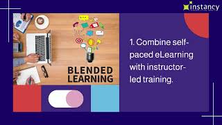 Blended Learning Approach with a Blended Learning LMS