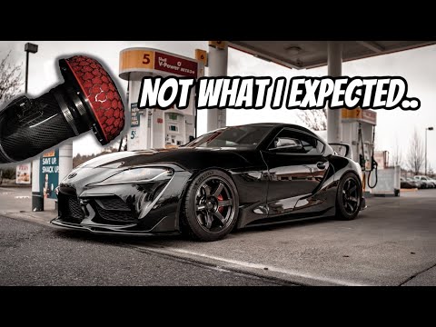 SUPRA gets HKS Carbon Intake! INSTALL & SOUND CLIPS! Is it worth it?.. 🤔
