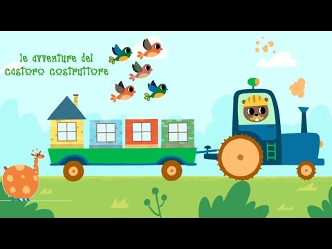 Tutte le avventure Del castoro Costruttore - Parte 1 Impariamo i Numeri | Cartoni per Bambini