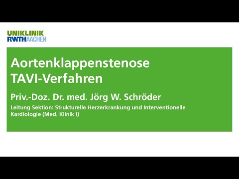 Kathetergestützte Aortenklappenimplantation (TAVI)