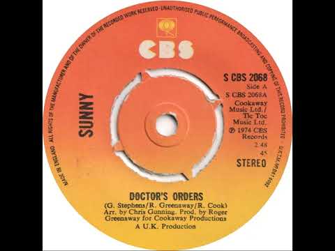 UK New Entry 1974 (66) Sunny - Doctor's Orders