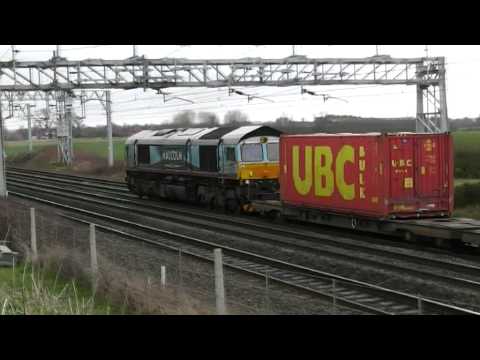 66434 4M34 Mossend - Daventry at Chorlton on 09-03-12