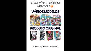 O Paraíso Pokémon chegou! ⚡️ Booster Bundles e Raridades Originais! #pokemon #tcg #unboxing #cartas