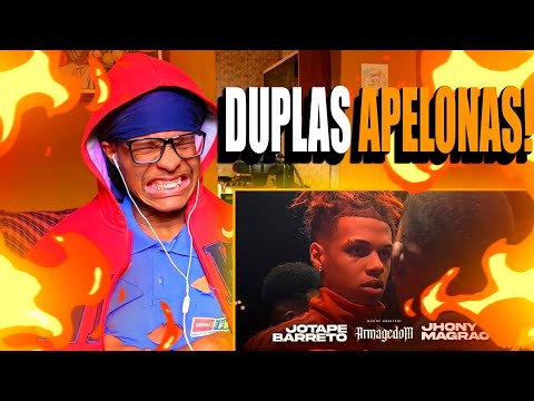 (RIMARAM DEMAAAIS! 🔥) JHONY e MAGRÃO vs JOTAPÊ e BARRETO | React [MDM - ARMAGEDOM - 17/06/2023]