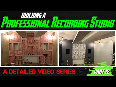 Building A Professional Recording Studio - Part 12 (insulation and fabric 1 of 2)
