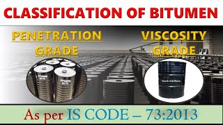 What is Penetration & Viscosity Grade Bitumen || Types of Viscosity Grade bitumen as per IS-73:2013