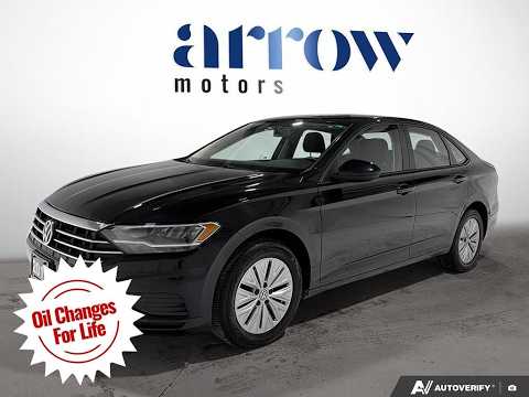 2019 Volkswagen Jetta Comfortline Auto in Black for sale at Arrow Motors in Aylmer, ON