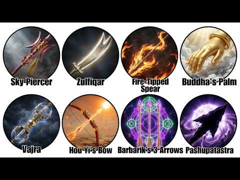 Every OVERPOWERED WEAPON in Asian Mythology Explained in 13 Minutes