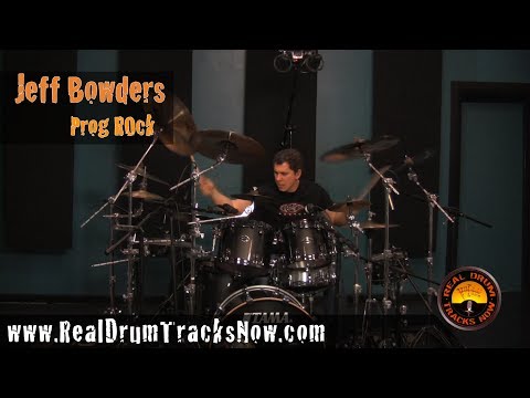 Real Drum Tracks now! Jeff Bowders - Prog Rock