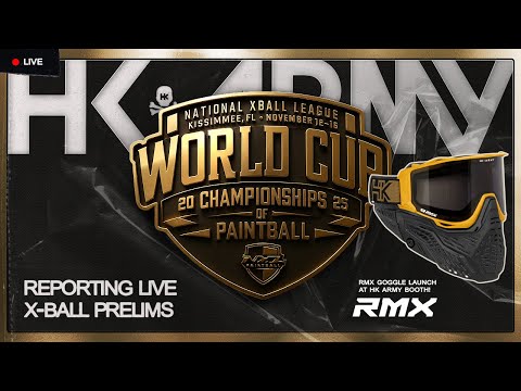 HK Army Live - NXL World Cup Paintball - Xball Prelims - Nov 14 2025