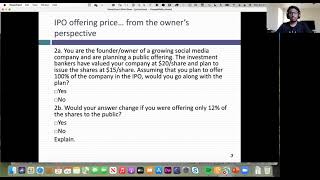 Session 23: IPO Valuation and first steps on Real Options