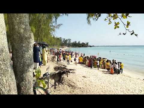 Ganesh Chaturthi 2025, Mont Choisy Beach