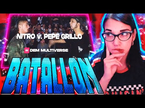 BATALLON EN LA CALLE 🔥 REACCIÓN A PEPE GRILLO VS NITRO (DEM 2017)