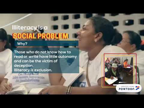 Provide literacy to vulnerable adults in Colombia