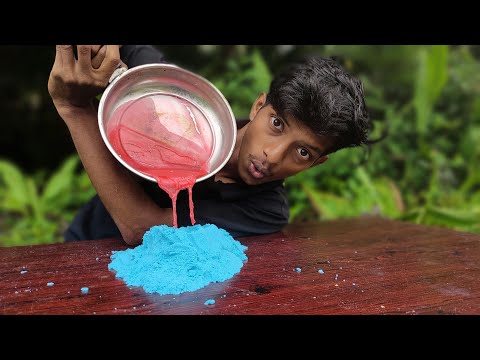 Experiment with kinetic sand and 🔥HOT wax  |  CANDLE MAKING |