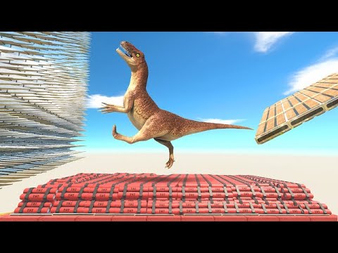 Long Jump Over Hundreds of TNT - Animal Revolt Battle Simulator
